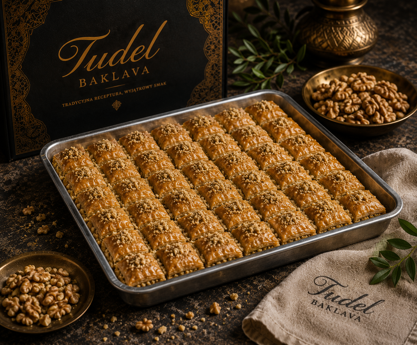 Baklawa Orzechowa — Kwadrat