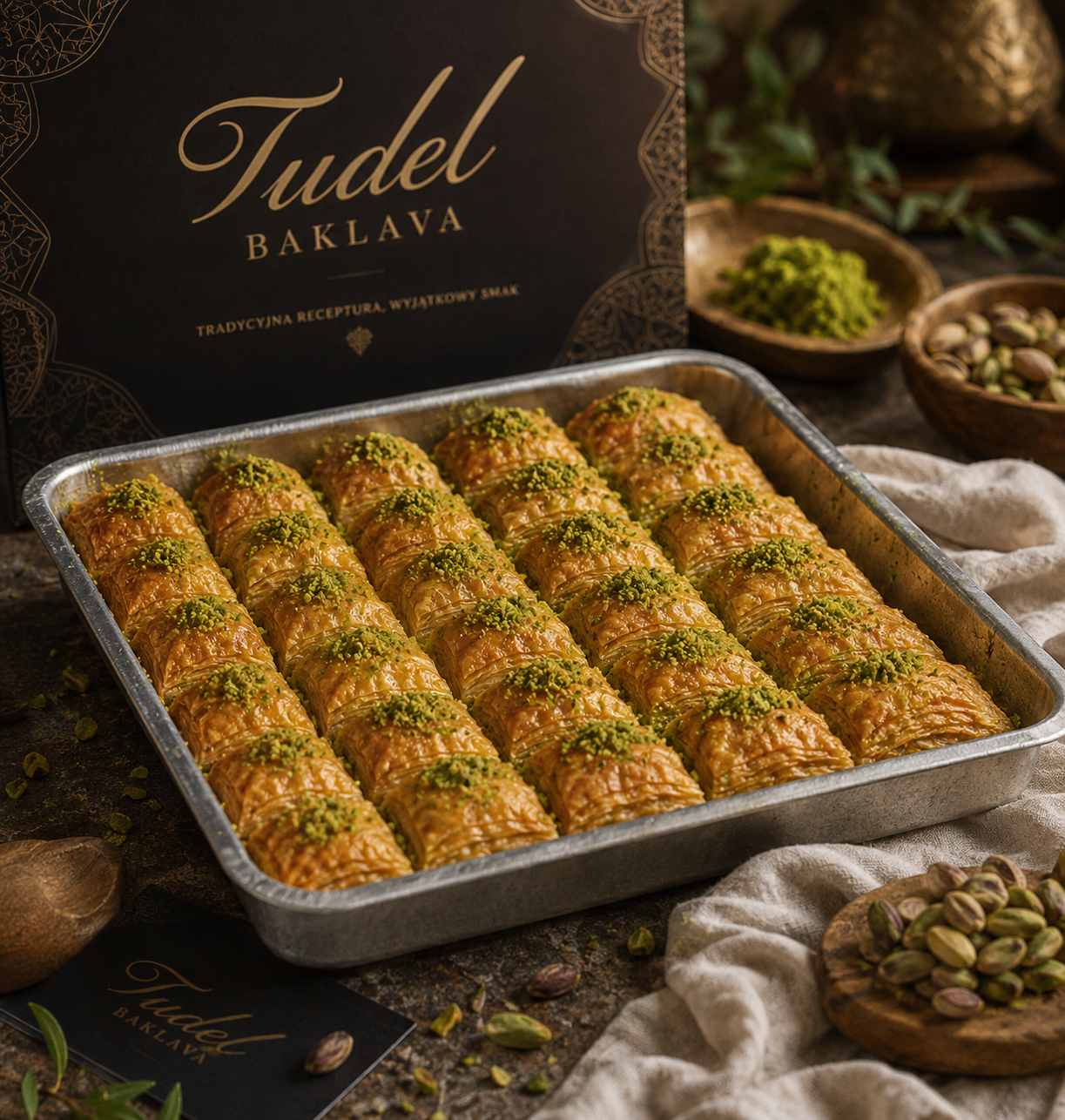 Baklawa Pistacjowa — Kwadrat